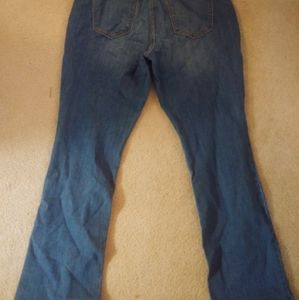 Lighter blue jeans. Size curvy 16. Old navy.